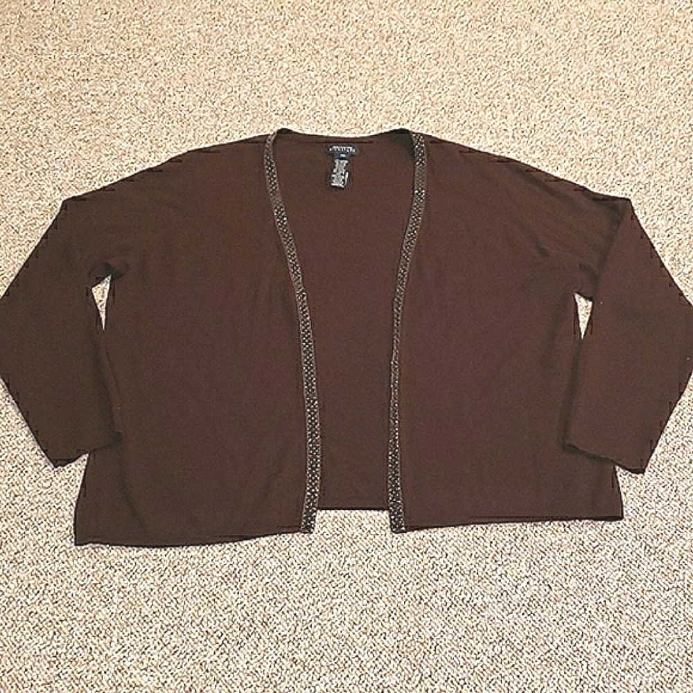 Wool angora hair sweater cardigan